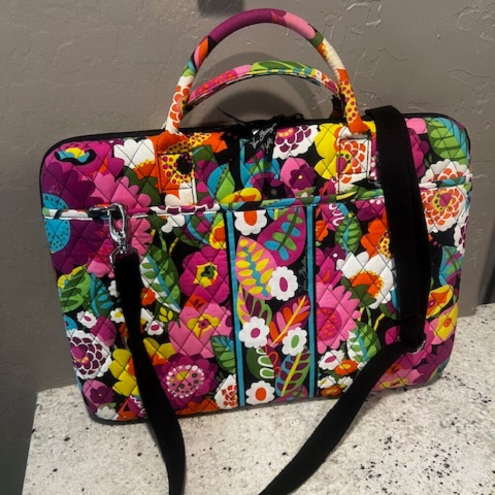 Vera Bradley Laptop Briefcase Tote w/Detachable Strap ~ New!